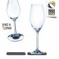 Mobile Preview: SILWY Magnet-Gläser "Champagner" 2er-Set aus Kristallglas